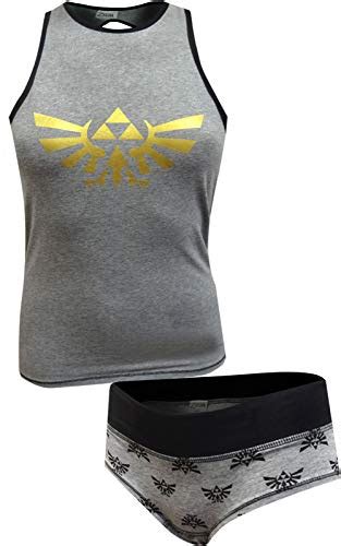 zelda underwear|Nintendo Women's Zelda Tank and Underwear Set.